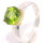 Ring Peridot teilvergoldet 5µ