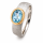 Ring Aquamarin teilvergoldet 5µ