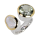 Prasiolite ring, pearl partly gold-plated 5µ