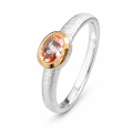 Bague Imperial Topaze partiellement plaquée or 5...