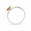 Ring Imperial Topas teilvergoldet 5µ