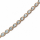 Bracelet - Aquamarine, partly gold-plated 5µ