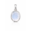 Pendentif pierre de lune arc-en-ciel