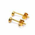 Diamond stud earrings in 750 gold