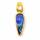 Pendentif opale boulder, diamant, or 750
