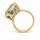 Aquamarine ring, 11,6 ct, 14 carat gold