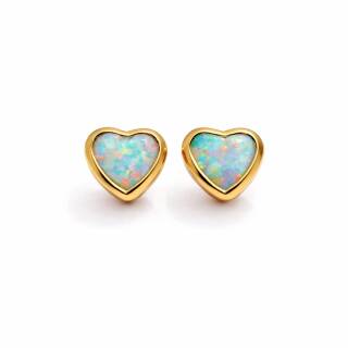 Ohrstecker Edelopal 750er Gold