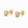 Boucles doreilles en opale précieuse, or 750