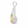 Anhänger Diamant Lab Grown 0,08ct F-VS vergoldet...