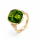 (VERKAUFT) Ring Turmalin 17,6ct, Diamant 0,3ct 585er Gold
