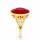 (VERKAUFT) Ring Rubellit- Turmalin 11,4ct, Diamant 0,3ct 585er Gold