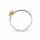 Ring Edelopal teilvergoldet 5µ