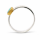 Ring Edelopal teilvergoldet 5µ