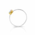 Ring Tansanit teilvergoldet 5µ