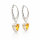 Boucles doreilles Citrine