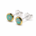 Ohrstecker Edelopal teilvergoldet 5µ