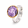 Ring Amethyst teilvergoldet 5µ
