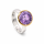 Ring Amethyst teilvergoldet 5µ