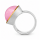 Bague en morganite - partiellement plaquée or 5 µ