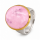 Ring Morganit - teilvergoldet 5µ