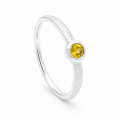 Ring gelber Saphir