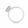 Ring Tansanit teilvergoldet 5µ