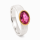 Bague tourmaline partiellement plaquée or 5µ
