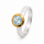 Ring Aquamarin teilvergoldet 5µ