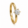 Ring with 0.5ct lab-grown diamond in 585 gold