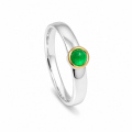 Ring Smaragd teilvergoldet 5µ