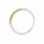 Ring Peridot partly gold-plated 5µ