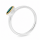 Ring Indigolith Turmalin teilvergoldet 5µ