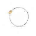 Ring Diamant Lab Grown 0,08ct F-VS teilvergoldet 5µ