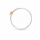 Ring Diamant Lab Grown 0,08ct F-VS teilvergoldet 5µ