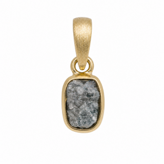 Anhänger Rohdiamant vergoldet 5µ