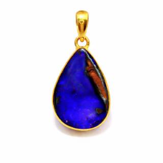 Anhänger Boulder Opal 750er Gold