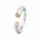 Ring Diamant Lab Grown 0,1ct F-Si teilvergoldet 5µ