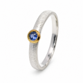 Ring Saphir teilvergoldet 5µ