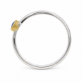 Ring Saphir teilvergoldet 5µ