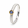 Ring Saphir teilvergoldet 5µ