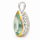 Pendentif en prasiolite partiellement plaqué or 5 µ