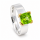 Ring Peridot teilvergoldet 5µ