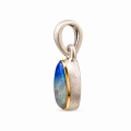 Black Opal Pendant, partly gold-plated (5µ)