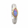 Ring precious opal partly gold-plated 5µ