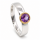 Ring Amethyst teilvergoldet 5µ