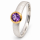 Ring Amethyst teilvergoldet 5µ