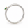 Ring Tsavorit- teilvergoldet 5µ