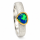 Ring Edelopal teilvergoldet 5µ