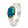 Ring Edelopal teilvergoldet 5µ