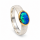 Ring Edelopal teilvergoldet 5µ